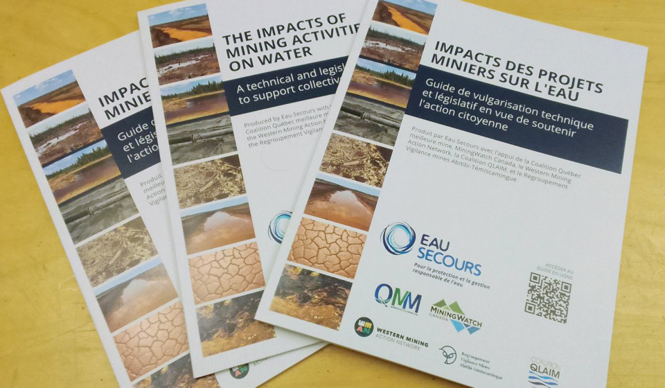 Lancement du premier Guide citoyen sur les impacts de l’industrie minière