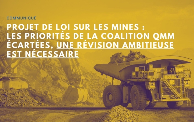 18-07-2024 Projet de loi sur les mines - publication de l'analyse de QMM