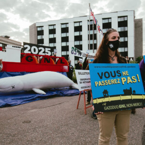 Retour en images sur la mobilisation d'Eau Secours contre les projets d'hydrocarbures