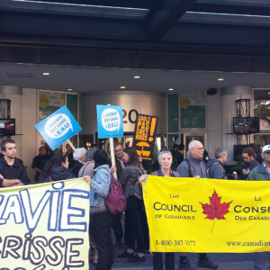 Retour en images sur la mobilisation d'Eau Secours contre les projets d'hydrocarbures