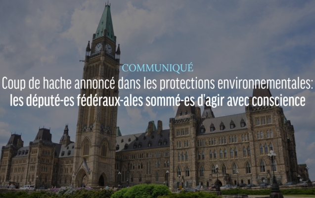 2026-05-14 Communiqué protection env fédéral